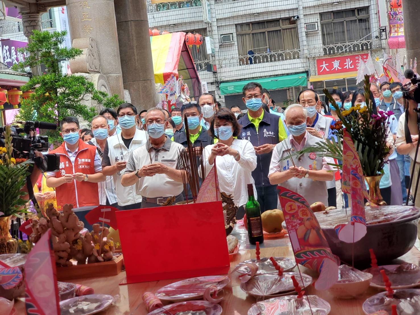 諸羅城隍中元祭全嘉開普東市場九大柱申請無形文化資產 報新聞mega News