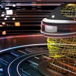 Virtual camera technology, virtual reality, simulated world travel via cyberspace, digital technology metaverse