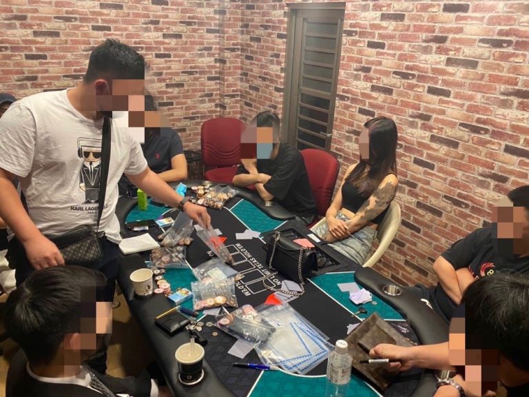 台北中山警破獲隱身老公寓的德撲賭場
