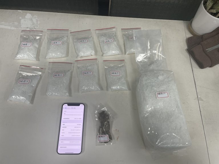 台中市警查獲幫派分子及移工涉毒 瓦解販毒集團