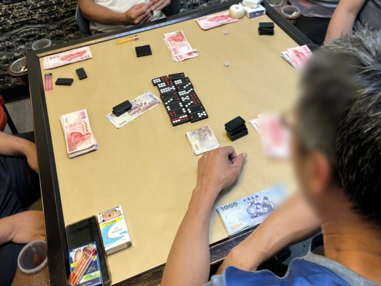 桃警破獲隱身於撞球館的天九牌賭場
