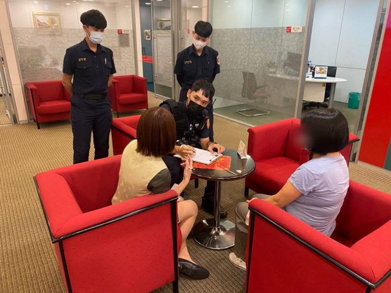 台中警方+颱風假，阻詐騙  成功保住民眾辛苦錢
