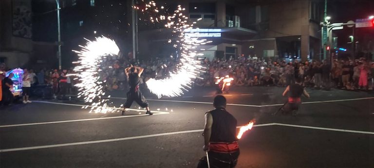 金山中元祈福放水燈大遊行熱鬧登場