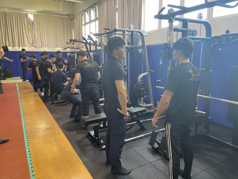 台中警五分局造健身房 肌力訓練讓安全升級