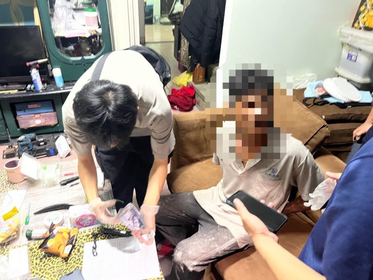台中警破暗藏民宅毒窟