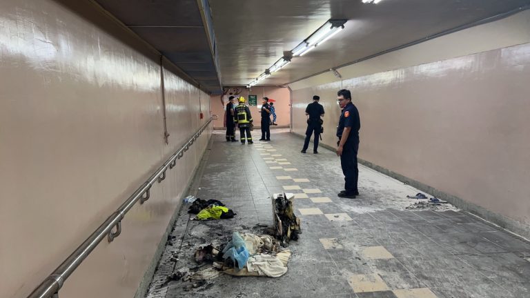 街友鬧翻火燒別人東西， 警火速抓人破案