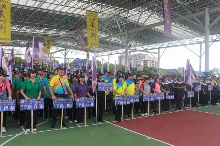 獅子會300B6區2023-2024年度總監余惠民主持苗栗縣全民趣味運動大會
