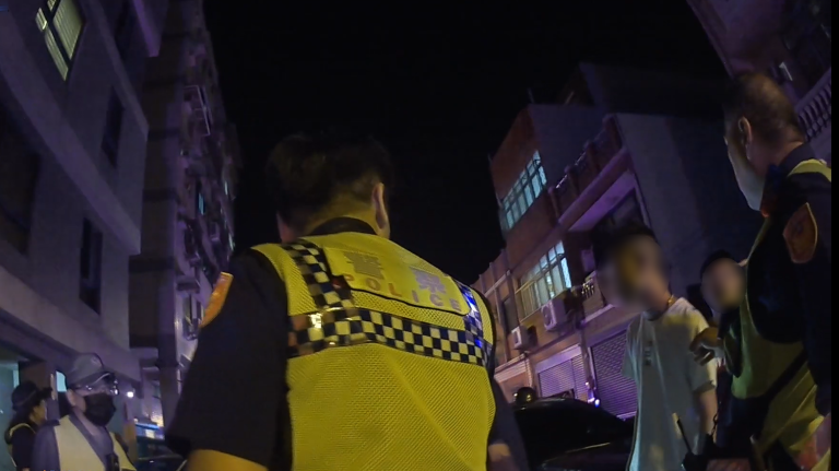 苗栗竹南環市路民眾爆發肢體衝突 警方迅速到場維護治安