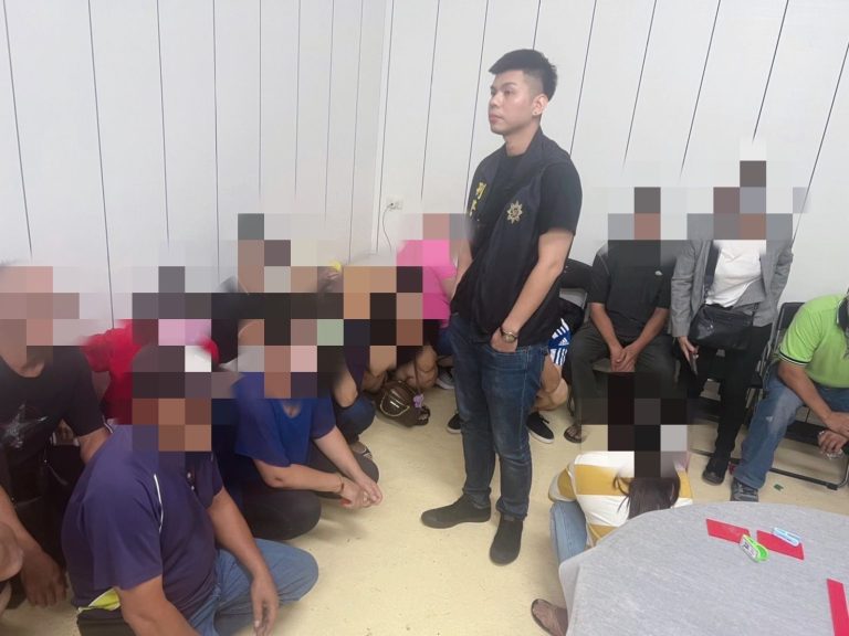 竹南警包抄藏身於樹林中的職業賭場