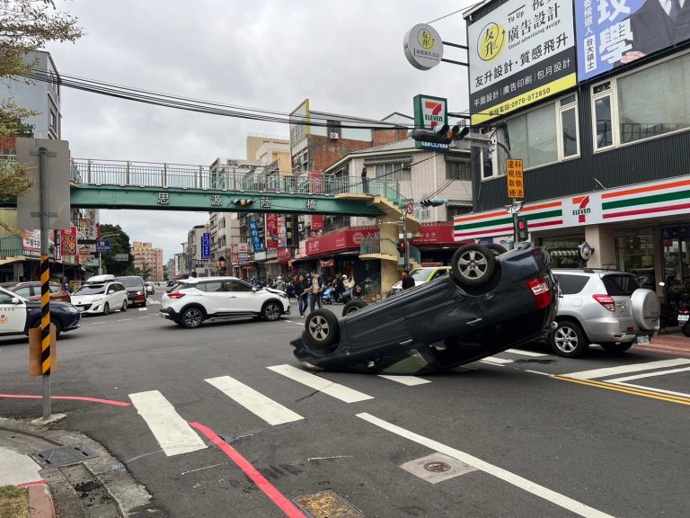 頭份分局表示，頭份市中正路與信東路口發生交通事故