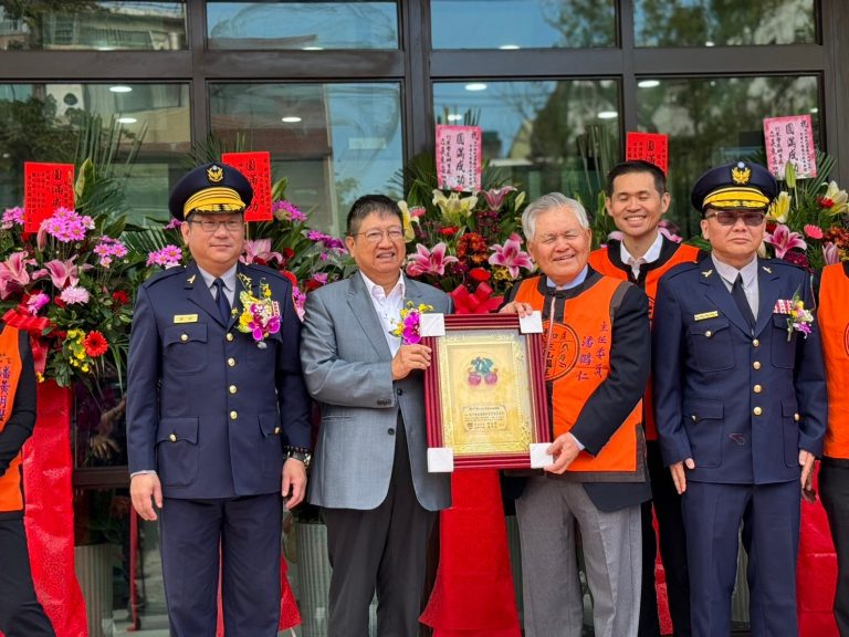 新竹新埔警分局落成啟用，維護地方治安添新頁
