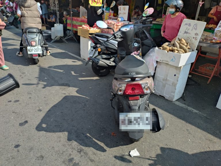 買菜後忘了停機車停放處，以為被偷走警員迅速協助找回