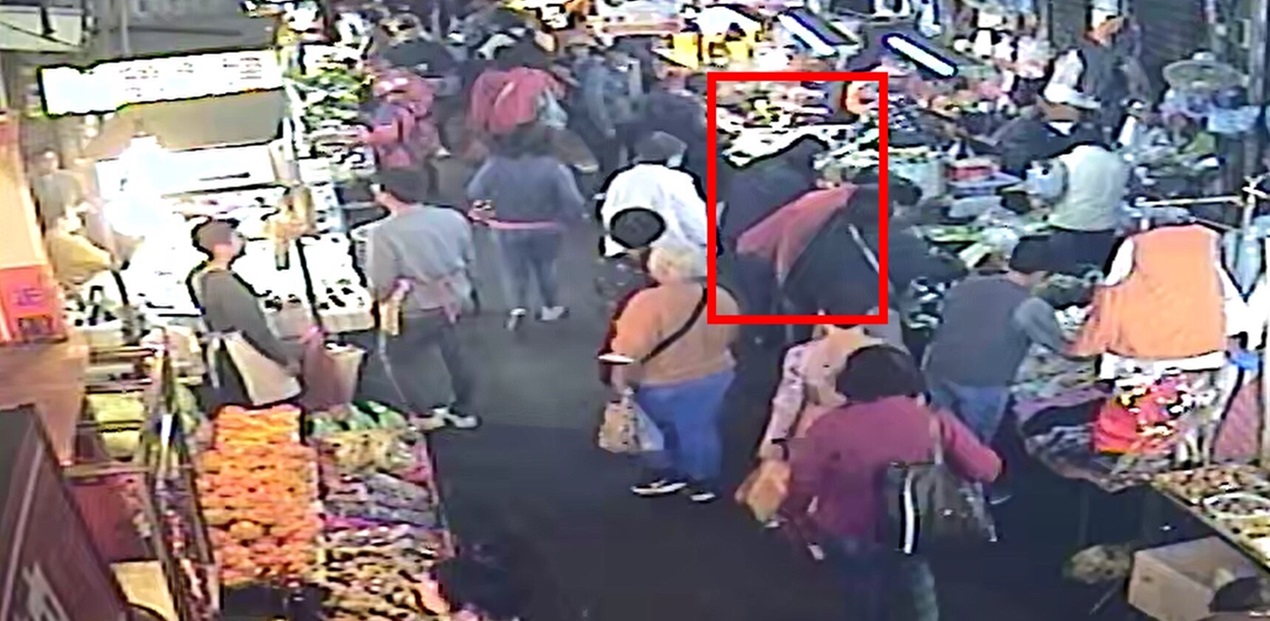 ▲圖說：遭通緝女慣竊逃避司法追緝，專程逃至臺中向上市場內行竊 （圖／台中市政府提供）