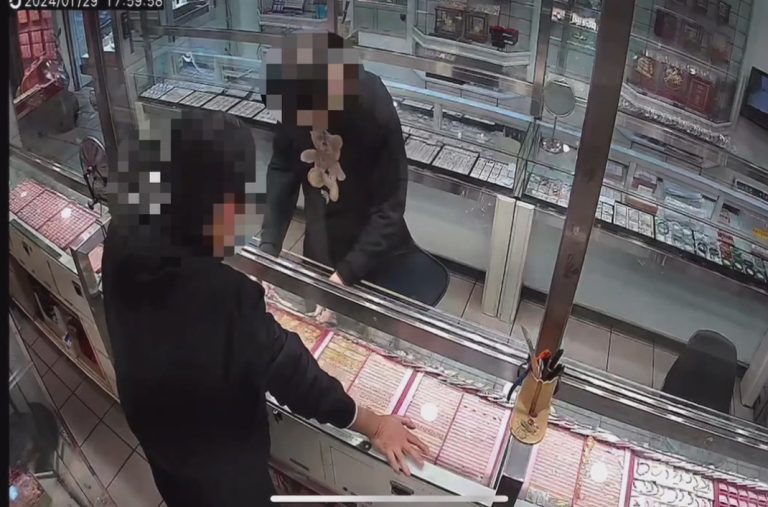 新竹警5小時內緝獲銀樓搶劫案