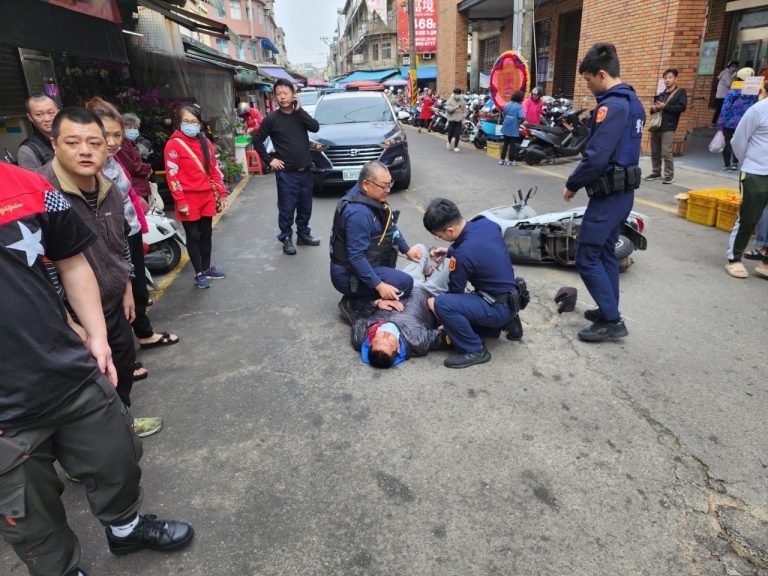 新湖警防搶守望勤務奏效 警民合力制伏行搶歹徒