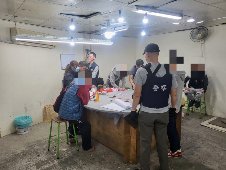 苗警破獲職業賭場 遏阻賭博歪風