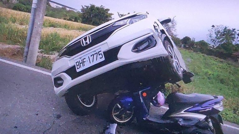 大雅三車碰撞釀3傷，機車巧立汽車