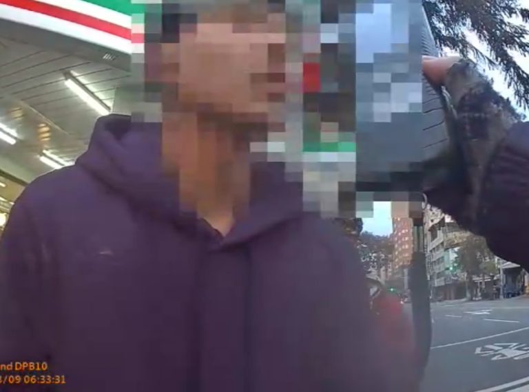 ▲圖說：吳姓男子酒後路倒睡覺，早上醒來騎車離開，沒想到酒測依然超標 （圖／台中市政府提供）