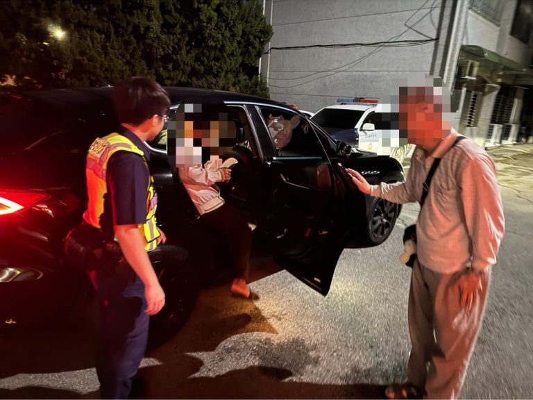 苗栗警方夜間尋獲失蹤長者！父親騎車失聯近一天，巡警及時救援