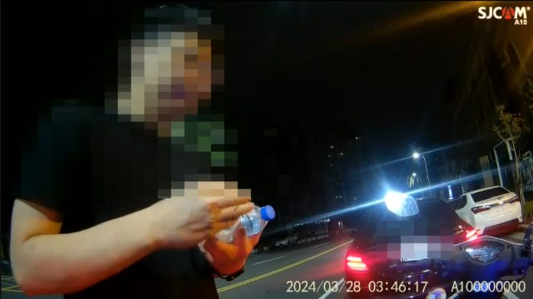 ▲圖說：酒駕男憂超標法辦，荒謬提「換老婆酒測可以嗎?」 （圖／台中市政府提供）