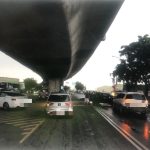 萬丹鄉萬順路二段與南北路一段路口於今日下午17時分許發生嚴重交通事