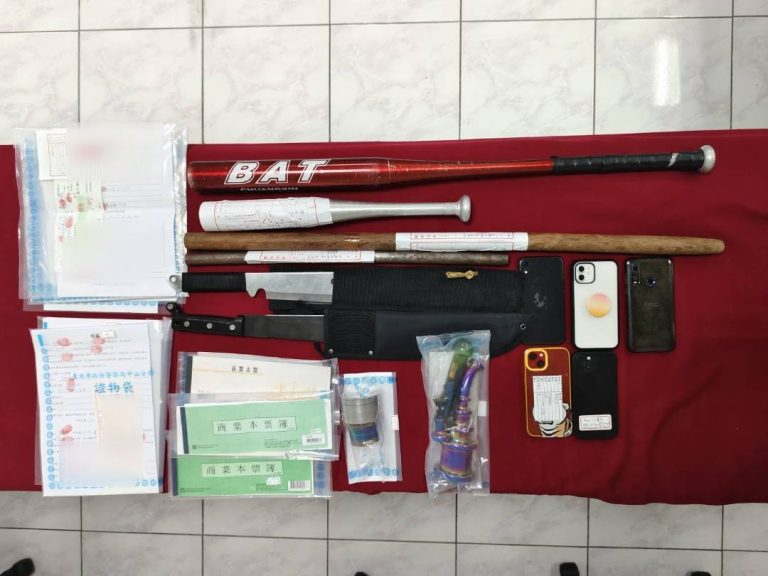 台北中山警治平檢肅高利貸暴力討債集團