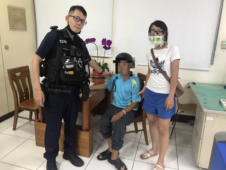 老翁騎車外迷路 清水警方助平安返家