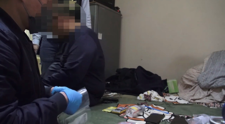 台中市刑大掃蕩藏匿於民宿毒蟲