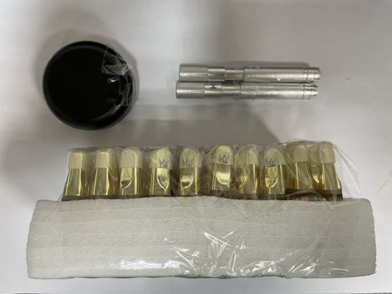 台中警分局查獲大量大麻菸油彈 男子當場被捕