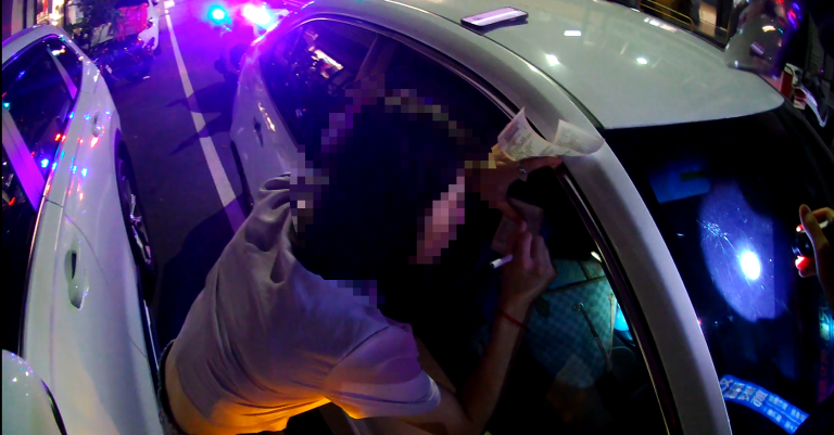 無照駕駛「違規」變「違法」！ 女子車內藏毒遭鷹眼警當場識破