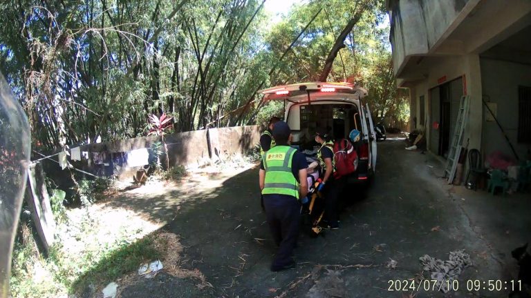 霧峰警員廖英廷火速救援，成功挽救72歲病患