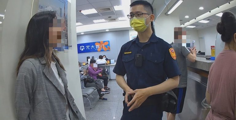 台中霧峰警強力阻詐   積極保住民眾血汗錢