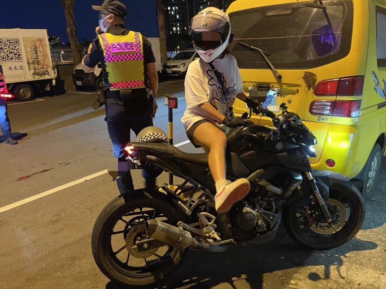 臺中警方嚴查噪音車輛 第五分局通報近1萬3千件
