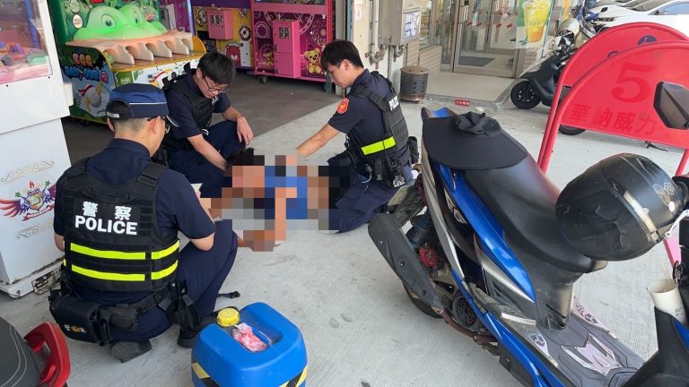 疑消費糾紛男子持榔頭傷店主 苗栗警及時圍捕送辦