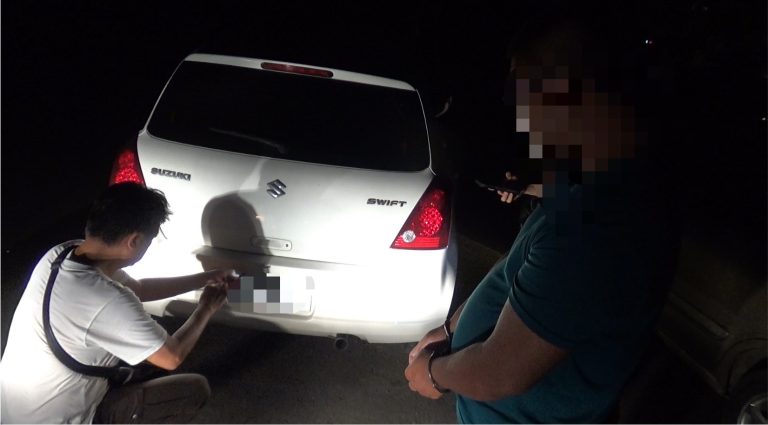 台中警追查失竊車牌查獲通緝犯