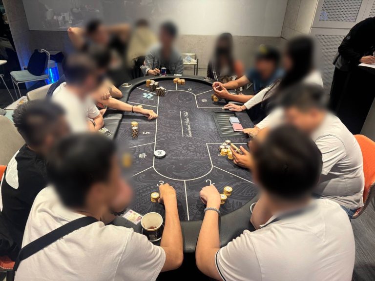 大型賭場流竄擁槍自重 組合警力掃蕩一舉查獲