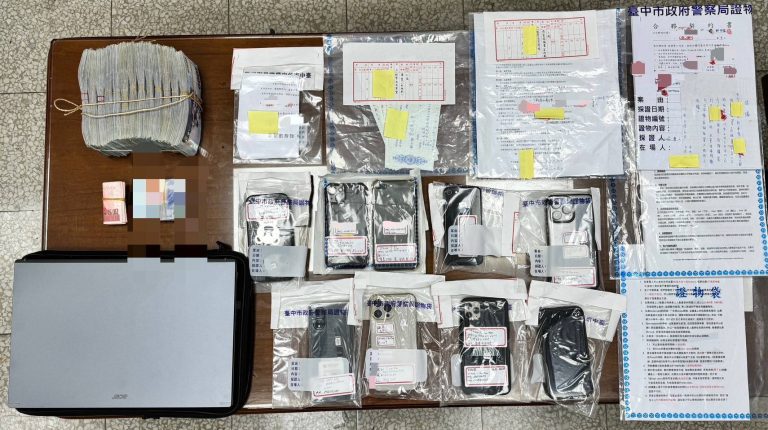 台中警強力掃黑  全力維護治安平穩