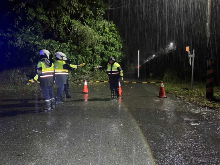 「山陀兒」豪雨導致溪水暴漲  卑南賓朗村多處河川便道預警封閉