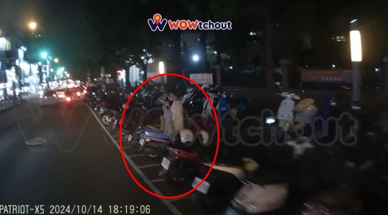 女站停車格等人遭質疑佔車位  警籲：肉身佔位可依法開罰