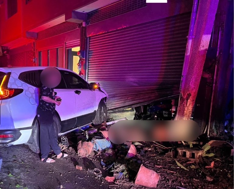 車輛失控? 男子於自宅前遭撞身亡 駕駛有酒精反應