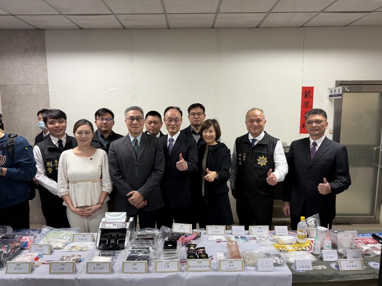 霧峰警於安居專案期間破獲喪屍菸彈分裝場  獲行政院院長表揚