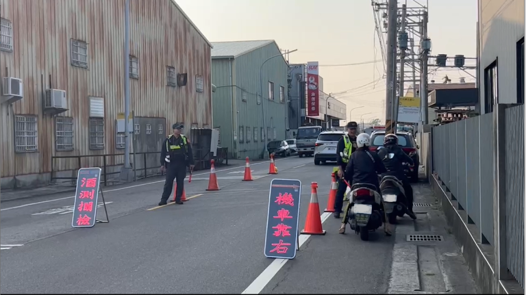 台中警連續三天不分晝夜強力打擊酒駕大執法