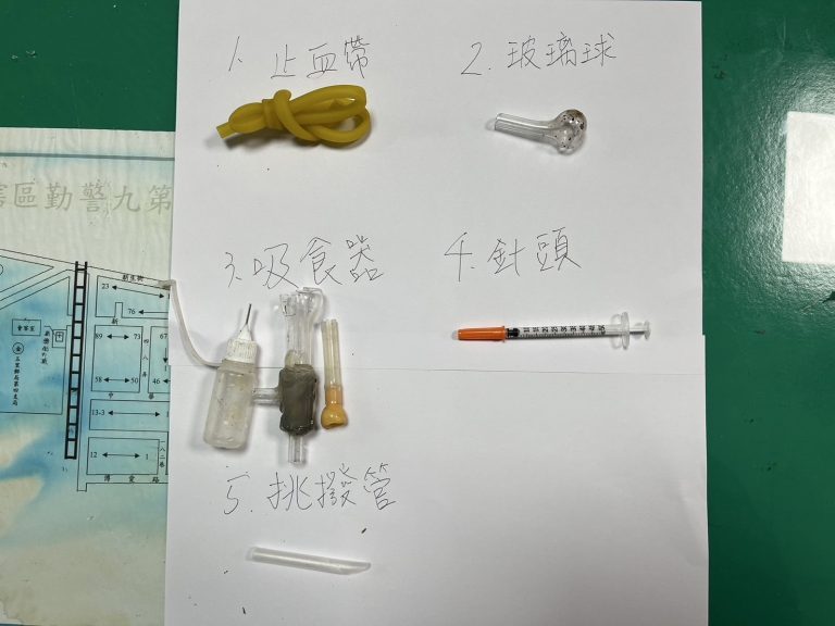 拒檢逃逸釀骨折 毒品現行犯依法送辦