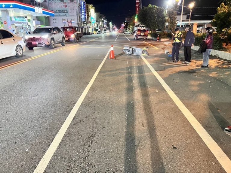 行人穿越道路遭普重機撞擊  頭部重創送醫仍宣告不治