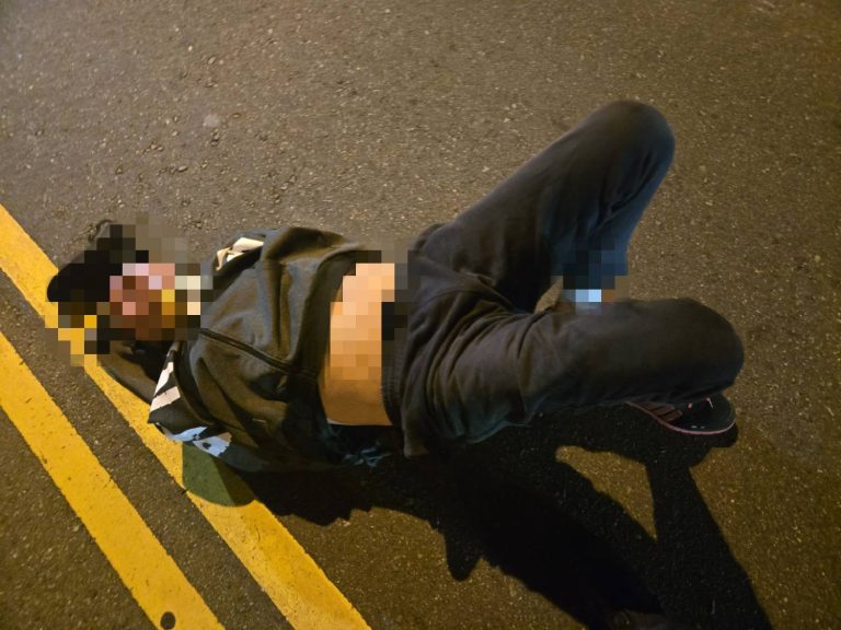 男疑酒醉阻礙交通  警以道路交通管理處罰條例舉發