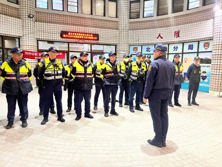 護百姓安心過好年 北投警擴檢顯決心