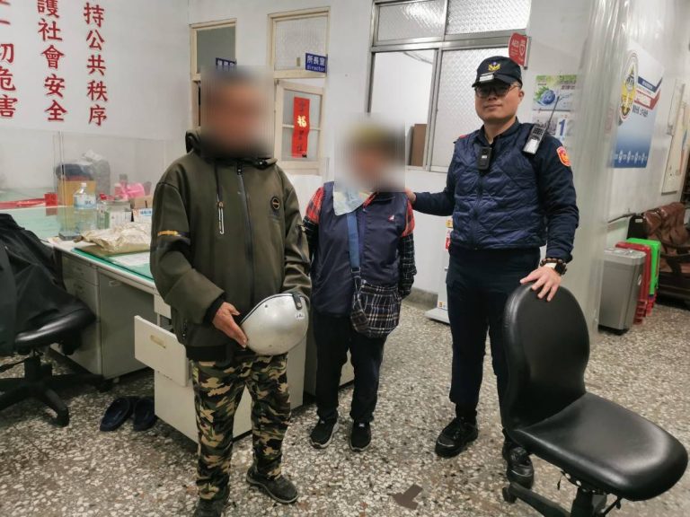 東勢女警勤餘仍費心尋找  最終尋獲迷途百里老翁