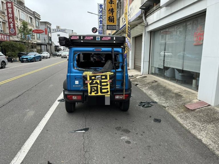 罷免宣傳車遭砸窗恐嚇 苗警火速查緝涉案男子依法移送