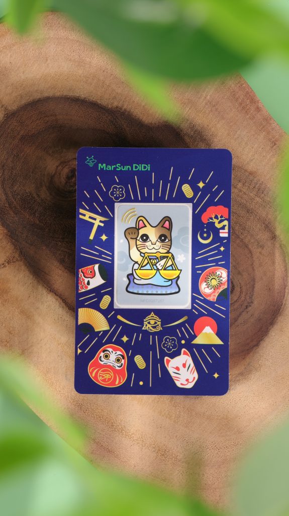 專屬祝福「晶片時光膠囊」招財貓2.0升級版|招財火星貓磅礡上市 5 晶片時光膠囊招財火星貓晶片貼紙系列,共12款