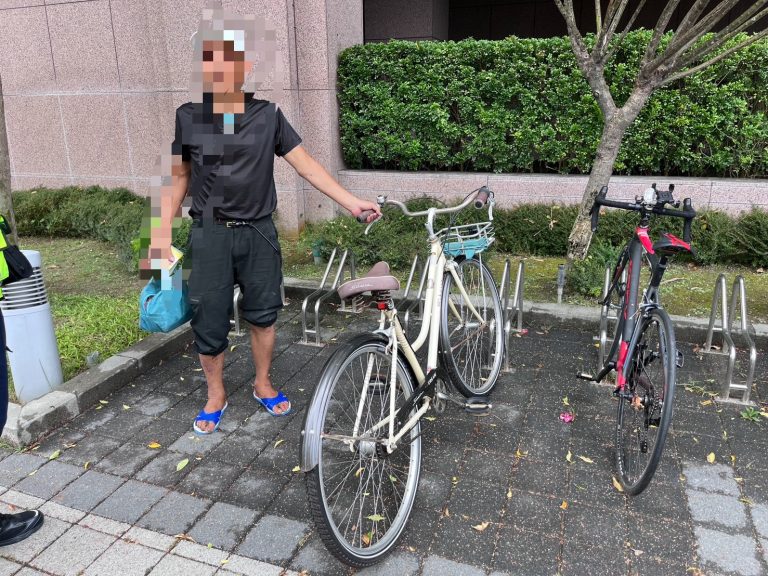 失竊腳踏車案女主角報案竟遇「正牌」竊嫌 警方當場破案